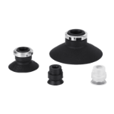 GC - Flat ribbed vacuum suction cup