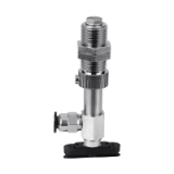 PD - Oval type vacuum sucker - spring type side vacuum port assembly