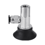 PB - Non-slip type vacuum suction cup - stationary side vacuum port assembly